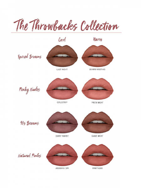 HUDA BEAUTY Power Bullet Matte Lipstick Throwback Collection