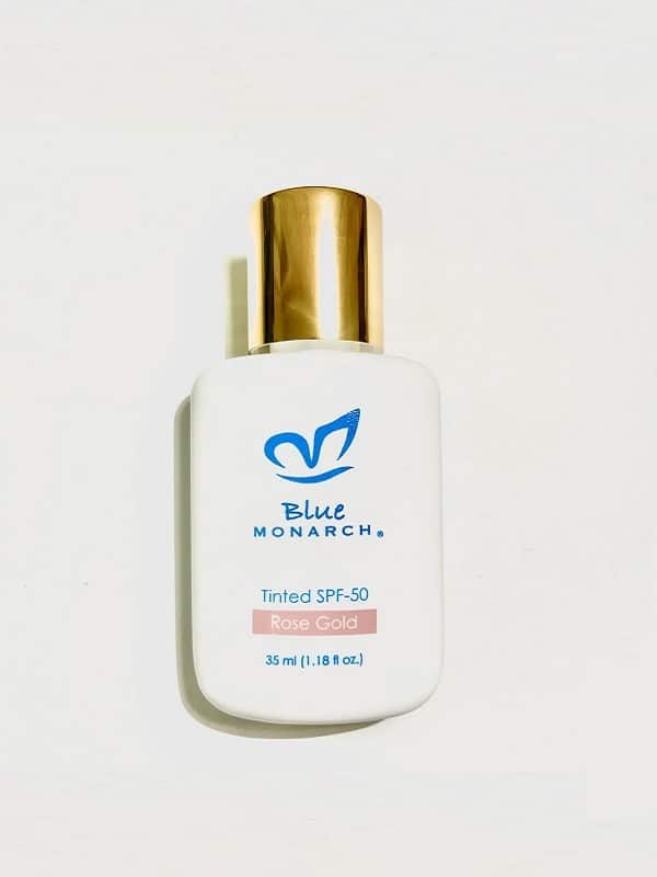 blue monarch Tinted SPF (Rose Gold)